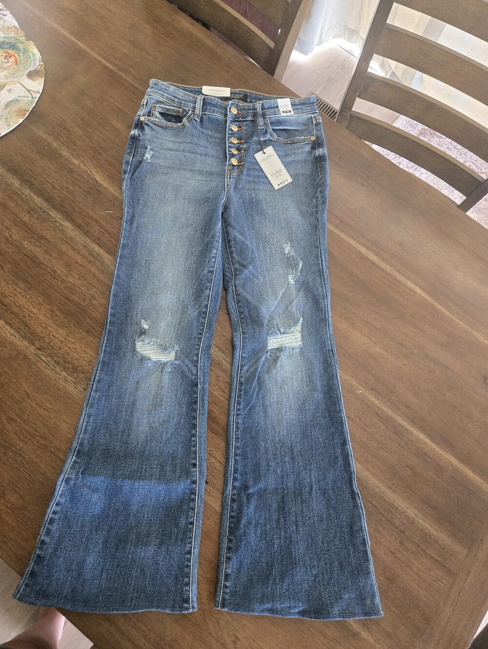 Judy Blue Button Fly Flare 9/29